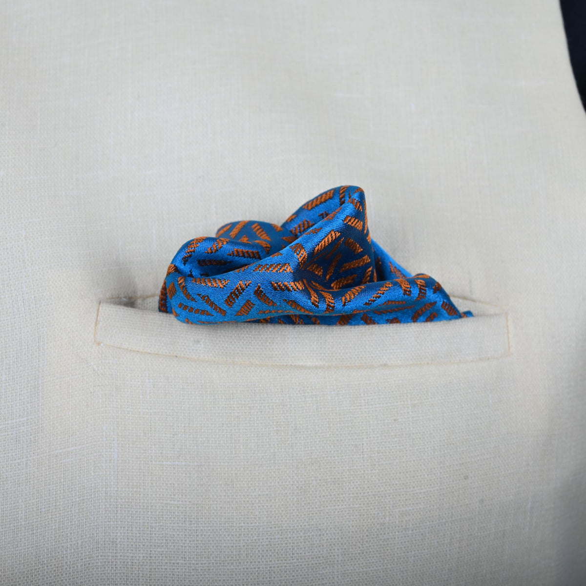 Silk Pocket Square Two Thread