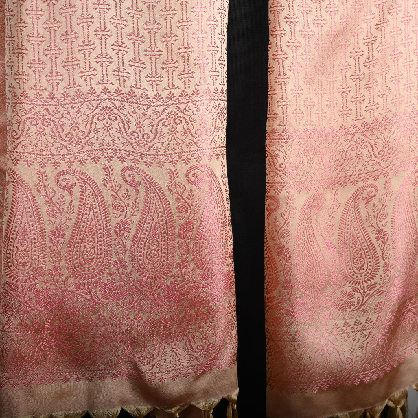 SILK STOLE - PEACH MIST ELEGANCE OCTAVIA DESIGN