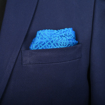 TWO COLOR SILK POCKET SQUARE | SINGLE