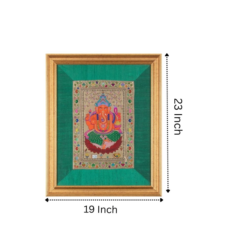 Ganesha Silk Tapestry